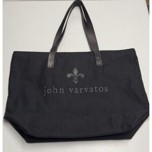 John Varvatos Large Canvas Tote Bag